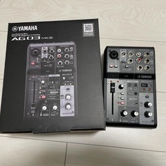 YAMAHA AG03 mk2 Blackの画像