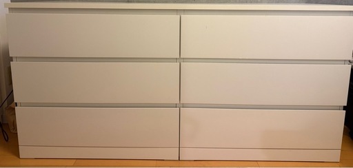IKEA マルム チェスト　引き出し×6