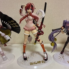 フィギュア　百花繚乱サムライガールズ　3個の画像
