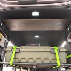 NVAN  天井棚 車中泊 キャンプ 小物収納の画像