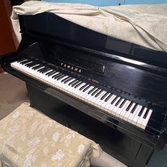 YAMAHA アップライトピアノ　イスセット　差し上げますの画像