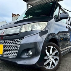 上級ターボモデル☆Bluetooth対応ナビ付き☆月々9千円〜分割払い可❗️ 車検2年付き！【名義変更代込み】大人気☆スズキ パレットSW☆Bluetooth対応ナビ付き☆走行中DVD見れます☆ETC付き☆両側電動スライドドア☆ドラレコ☆スマートキー☆フルオートエアコン☆純正アルミ☆事故修復歴無し☆そのまま乗って帰れます‼️の画像