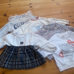 女の子 秋冬 子ども服 まとめ売り 95cmの画像