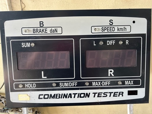 BANZAI コンビネーションテスター　ブレーキ速度計複合試験機　テスター　デジタルメーター　リモコン　自動車整備 整備　車検　ブレーキテスター　ブレーキ　バンザイ　　宮崎　　