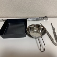 【新品未使用】ソロキャンプセット 7,000円相当 全部セット BBQ バーベキューの画像