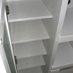 （☆1台限り☆お持帰りがお得な）　ミドルレンジボード　白　70cm幅　単身向け　高く買取るゾウ八幡東店の画像