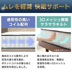 新品未使用シングルマットレス の画像