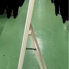 姿見　鏡　ミラー　白の画像