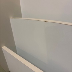 絵本ラック　白 3段の画像