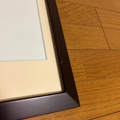 新品　訳あり額縁　ダークブラウンの画像