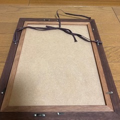 新品　訳あり額縁　ダークブラウンの画像