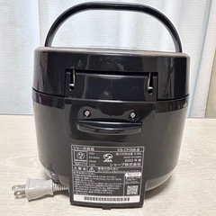 シャープ ジャー炊飯器 3合 KS-CF05B-B　23年製の画像