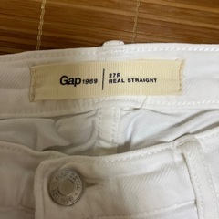 GAP 白ジーパン  27Rの画像