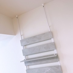 【短期掲載商品】新品‼︎ オシャレな背面ウォールラック😊の画像