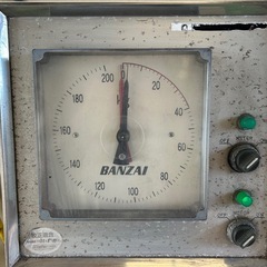 BANZAI ブレーキテスター ブレーキ速度計複合試験機 ローラー駆動型　テスター　アナログメーター 自動車整備　整備　車検 ブレーキ　テスター バンザイ 宮崎の画像