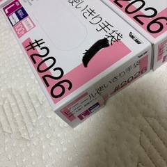 ビニール使いきり手袋 100枚入　10箱　サイズ Lの画像