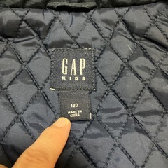GAP キッズ　ジャケット　フード付き　130cm　の画像