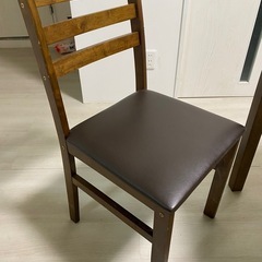 テーブル＆イス2脚【商品リンクあり】の画像