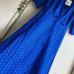 【新品】ブルードレス　partyロングドレスの画像