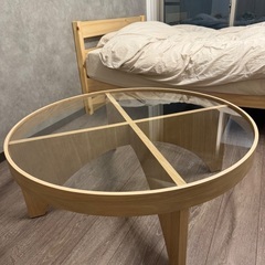 【未使用】引越し先に合わず出品 IKEAテーブルの画像
