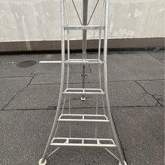 アルインコ ALINCO　アルミ 三脚脚立 6段 造園 園芸 高所作業 はしご 庭木 剪定 中古品の画像