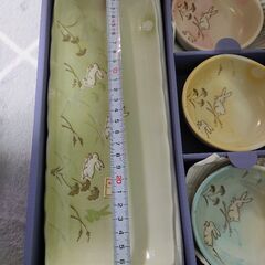 新品箱入り【竹久夢二／夢兎料理揃え×５】の画像