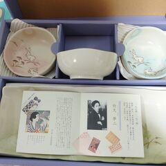 新品箱入り【竹久夢二／夢兎料理揃え×５】の画像