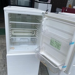 NO B563🌈福岡市内配送設置無料✨🌈ユーイング(U-ING) 2ドア電気冷凍冷蔵庫 110リットル UR-F110F(W)の画像