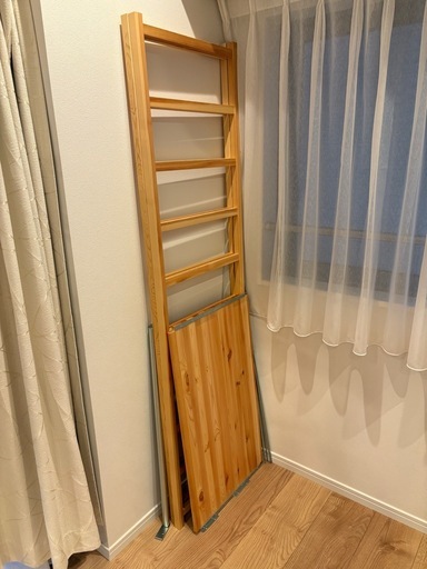 解体済 無印良品 パイン材ユニットシェルフ・ワードローブ