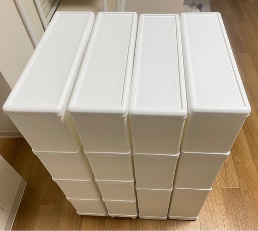 like-it FTS-4 スーパースリム キッチン収納引き出し 4点セット