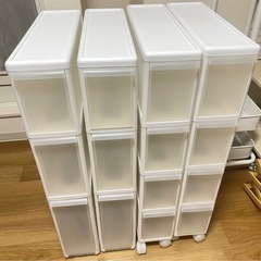 like-it FTS-4 スーパースリム キッチン収納引き出し 4点セットの画像