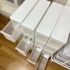 like-it FTS-4 スーパースリム キッチン収納引き出し 4点セットの画像