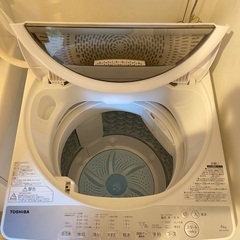 TOSHIBA 縦型洗濯機 6kg 2019年製の画像