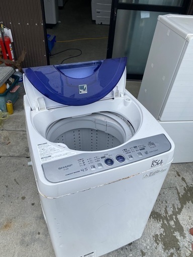 NO B564?福岡市内配送設置無料✨?シャープ　ES-45E8-KB 洗濯機４．５キロ