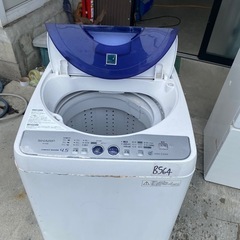 NO B564🌈福岡市内配送設置無料✨🌈シャープ　ES-45E8-KB 洗濯機４．５キロの画像