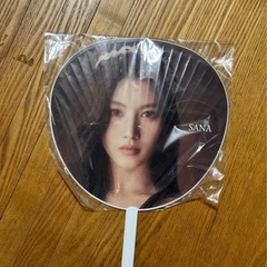 TWICE サナ　直筆サイン入り　トートバッグ　うちわの画像