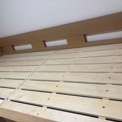 【交渉中】木製ロフトベッド　　ナチュラルウッド　京都府南部　4点セット　近隣引き渡し限定の画像