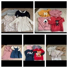 女の子 90サイズ 冬服まとめ 23点の画像