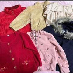 女の子 90サイズ 冬服まとめ 23点の画像