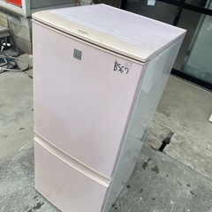 NO B567🌈福岡市内配送設置無料✨🌈137L 2ドア冷蔵庫 つけかえどっちもドア シャープ SJ-14E3-KP キーワード ピンク系 単身用 一人暮らし用の画像