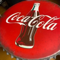 コカコーラ　テーブル、イスセットの画像