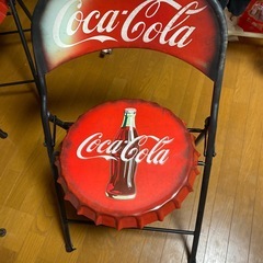 コカコーラ　テーブル、イスセットの画像