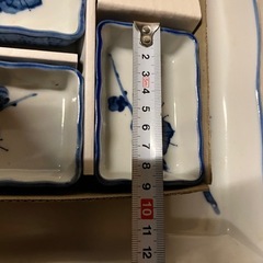 刺身皿と醤油皿のセットの画像
