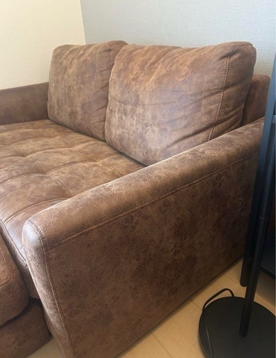 ジャーナルスタンダードファニチャー PSFカウチソファ オットマン付き JOURNAL STANDARD FURNITURE