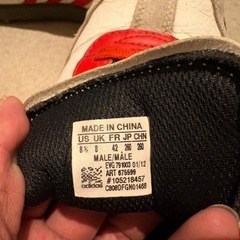 adidas Samba ホワイト/レッドの画像