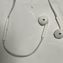 【美品】iPhone専用イヤホン 白色 正常動作確認済みの画像