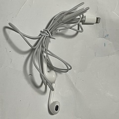 【美品】iPhone専用イヤホン 白色 正常動作確認済みの画像