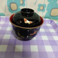 新品箱入り【HANAE MORI／CHIKICHICいろてふ小吸椀揃え×５】の画像