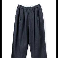 【未使用】ミズイロインド　デニムタックパンツの画像