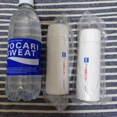 【値下げ】ディズニーデザインポケットボトル(水筒2本・新品未使用)の画像
